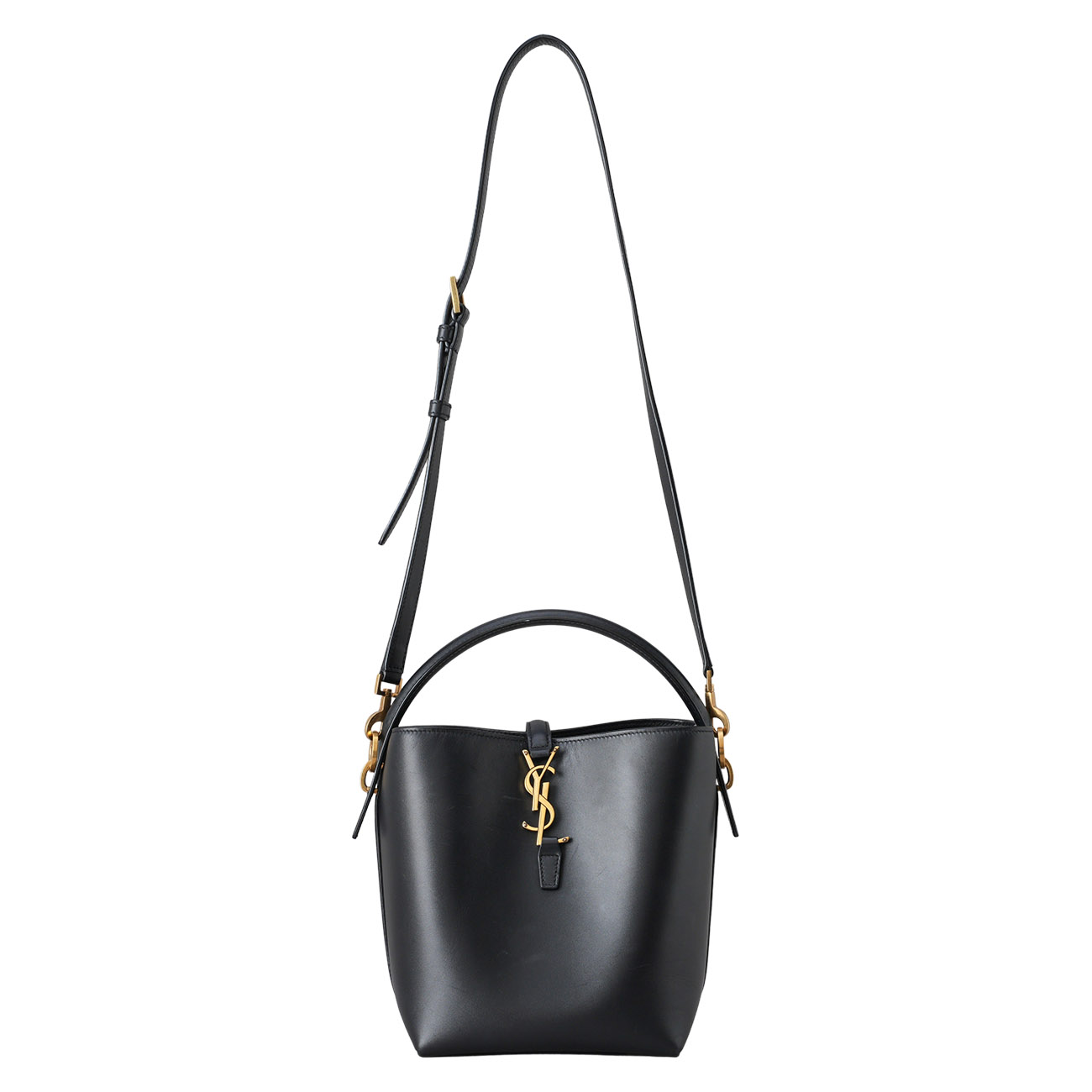 YVES SAINT LAURENT(USED)생로랑 749036 르37 스몰 레더 토트겸 숄더백